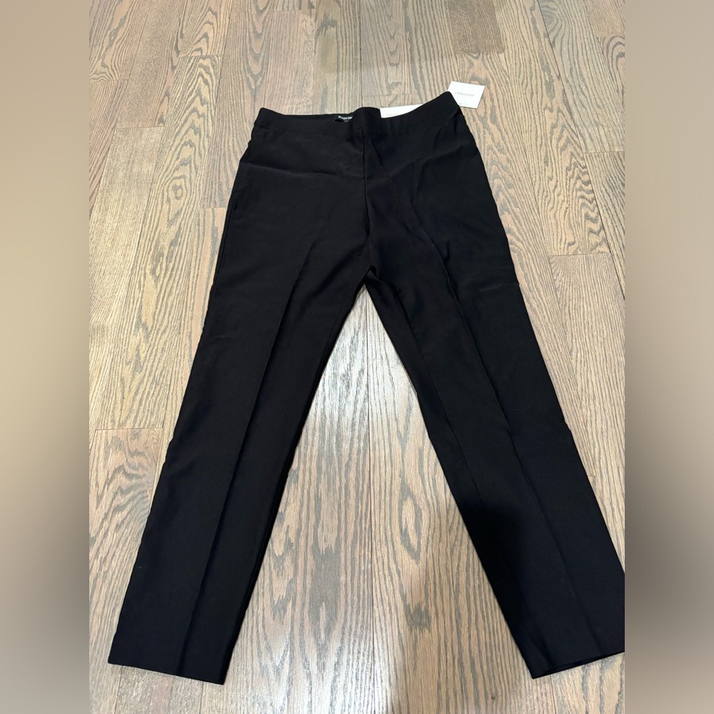 Ellen Tracy Black Cropped Tailored Pants